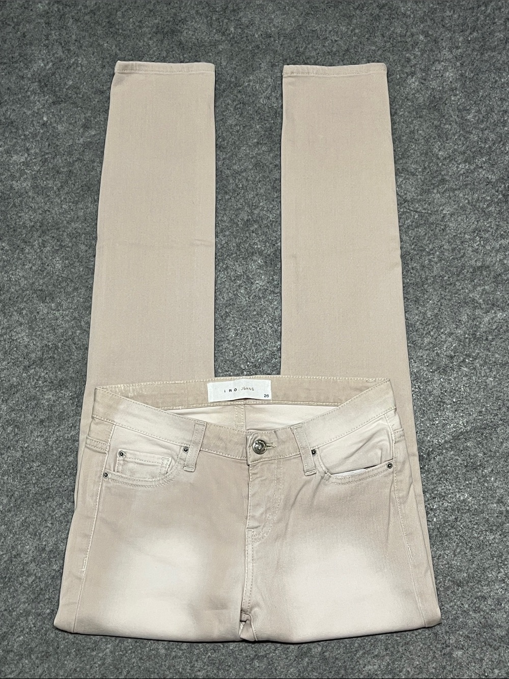 IRO Women’s Skinny Jeans in Light Beige Pink